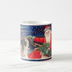 Santa on sleigh Thunder_Cove Koffiemok