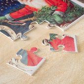 Santa on sleigh Thunder_Cove Legpuzzel (Zijkant)