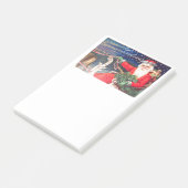 Santa on sleigh Thunder_Cove Post-it® Notes (Schuin)