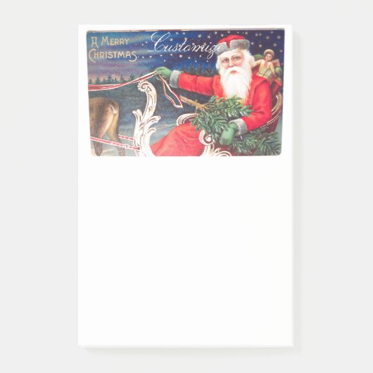 Santa on sleigh Thunder_Cove Post-it® Notes (Voorkant)