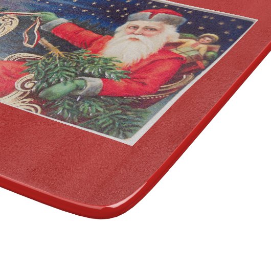 Santa on sleigh Thunder_Cove Snijplank (Hoek)