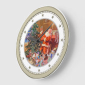 Santa on the Night Before Christmas Grote Klok (Hoek)