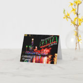 Santa on the River 60th Anniversary kaart 3 (Gele Bloem)