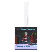 Santa On the Roof - Frohliche Weihnachten Decoratie (Voorkant)