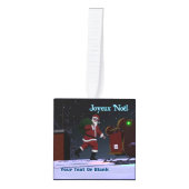 Santa on the Roof - Joyeux noё l Decoratie (Voorkant)