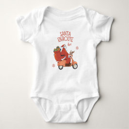 Santa onderweg romper