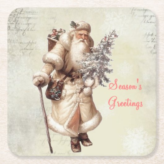 Santa onderzetter (Voorkant)