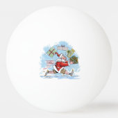 Santa Onvoorbereid 3-sterren ping pong bal Pingpongbal (Voorkant)