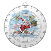 Santa Onvoorbereid dartboard Dartbord (Voorkant)