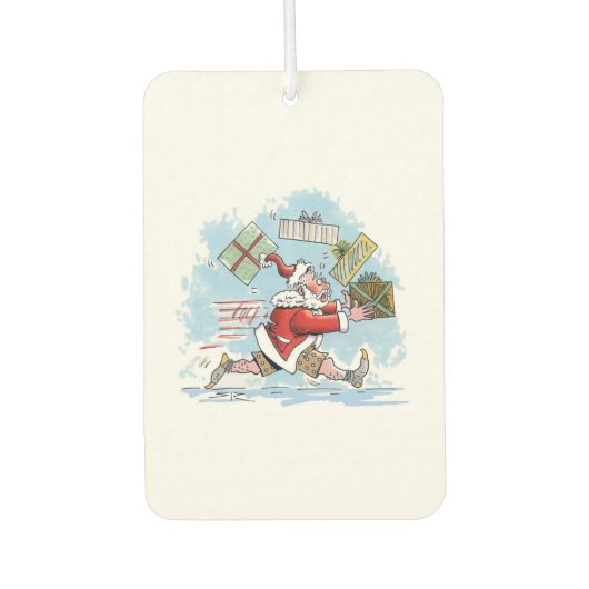 Santa Onvoorbereide auto luchtverfrisser (Voorkant)