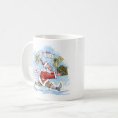 Santa Onvoorbereide mok (Voorkant links)