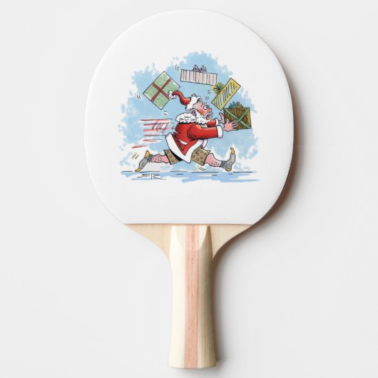 Santa Onvoorbereide ping pong peddel Tafeltennisbatje (Voorkant)