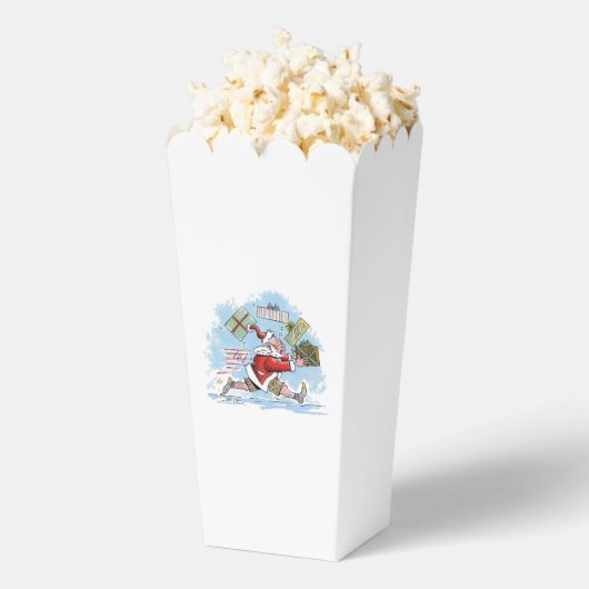 Santa Onvoorbereide popcorndozen Bedankdoosjes (Popped)