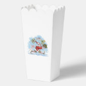 Santa Onvoorbereide popcorndozen Bedankdoosjes (Voorkant)