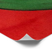 Santa op de telefoon poster (Hoek)