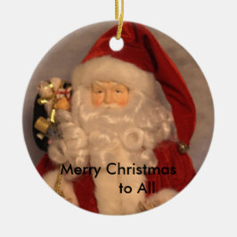 Santa Ornament