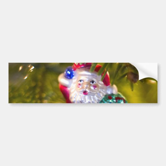 Santa Ornament Bumpersticker (Voorkant)