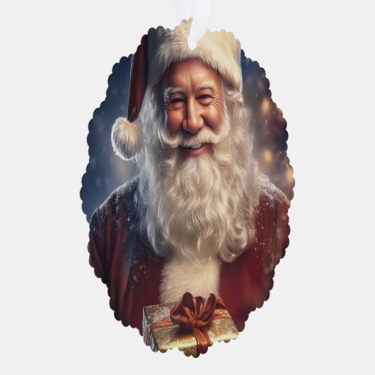 Santa Ornament Card  (Rechts)