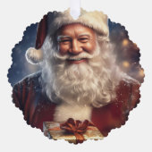 Santa Ornament Card  (Voorkant)