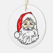 Santa Ornament- Keramisch Ornament (Links)
