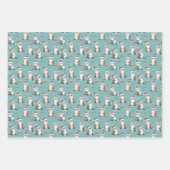 Santa Otter Kerst inpakpapier (Voorkant 2)