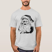 Santa Outline T-Shirt (Voorkant)