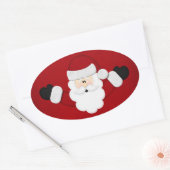 santa ovale sticker (Envelop)