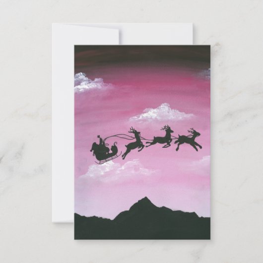 Santa Over Aoraki Mount Cook (Voorkant)