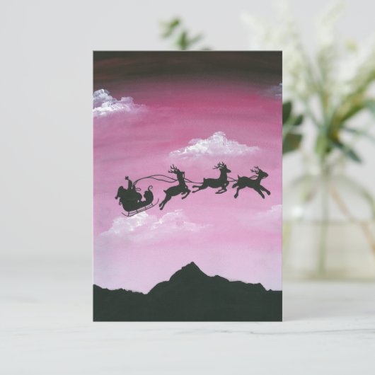 Santa Over Aoraki Mount Cook (Staand voorkant)