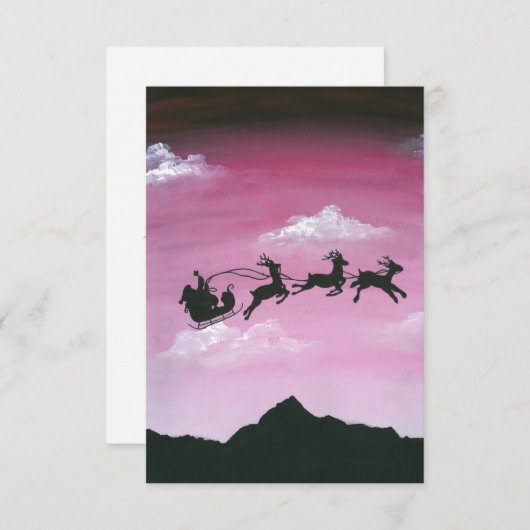 Santa Over Aoraki Mount Cook (Voorkant / Achterkant)