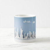 Santa Over New York City Christmas Mug Koffiemok (Center)