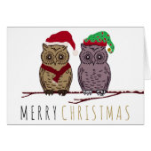 Santa Owl en Elf Owl (Voorkant Horizontaal)