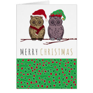 Santa Owl en Elf Owl