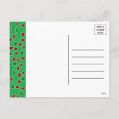 Santa Owl en Elf Owl Holiday Briefkaart (Achterkant)