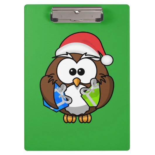 SANTA OWL KLEMBORD (Voorkant)