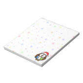 Santa owl notitieblok (Linkerzijde)