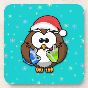 Santa owl onderzetter