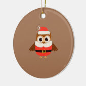 Santa Owl Ornament (Links)