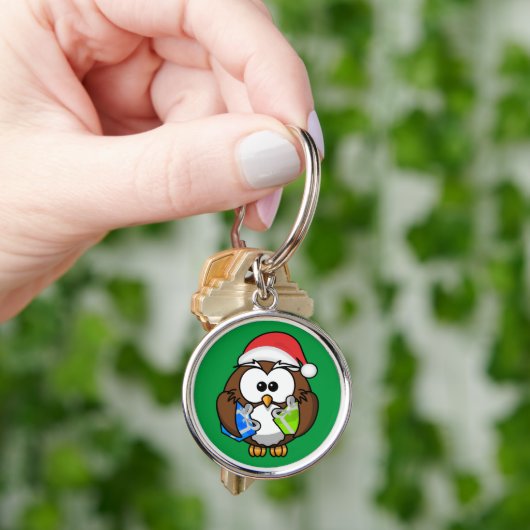 SANTA OWL SLEUTELHANGER (Hand)