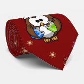 Santa owl stropdas (Opgerold)