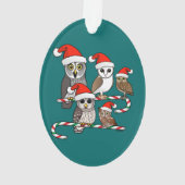 Santa Owls Ornament (achterkant)