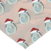 Santa Oysters shells Holiday coastal seashell  Tafelkleed (Gekanteld)