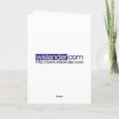 Santa Pain Feestdagen Kaart (Achterkant)