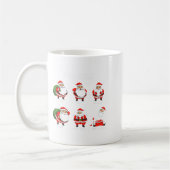 Santa Pain Scale Funny Christmas Design For Nurse  Koffiemok (Links)