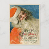  Santa Painting met Typografie Briefkaart (Voorkant)