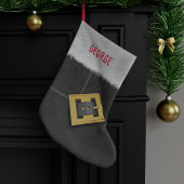 Santa pak zwart laarsgesp Kinder Grote Kerstsok