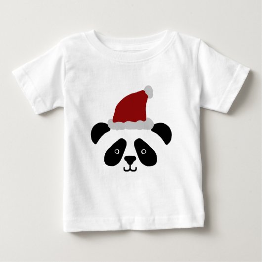 Santa Panda Kinder shirt (Voorkant)