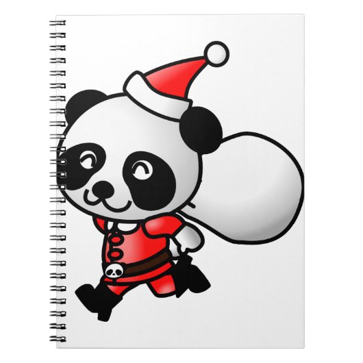Santa Panda Notitieboek (Voorkant)