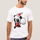 Santa Panda T-shirt (Voorkant)