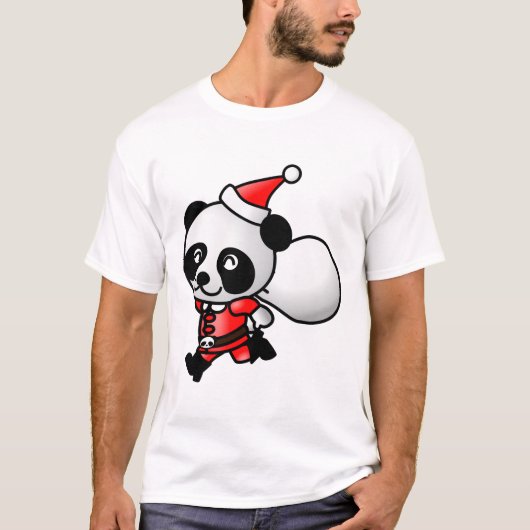 Santa Panda T-shirt (Voorkant)